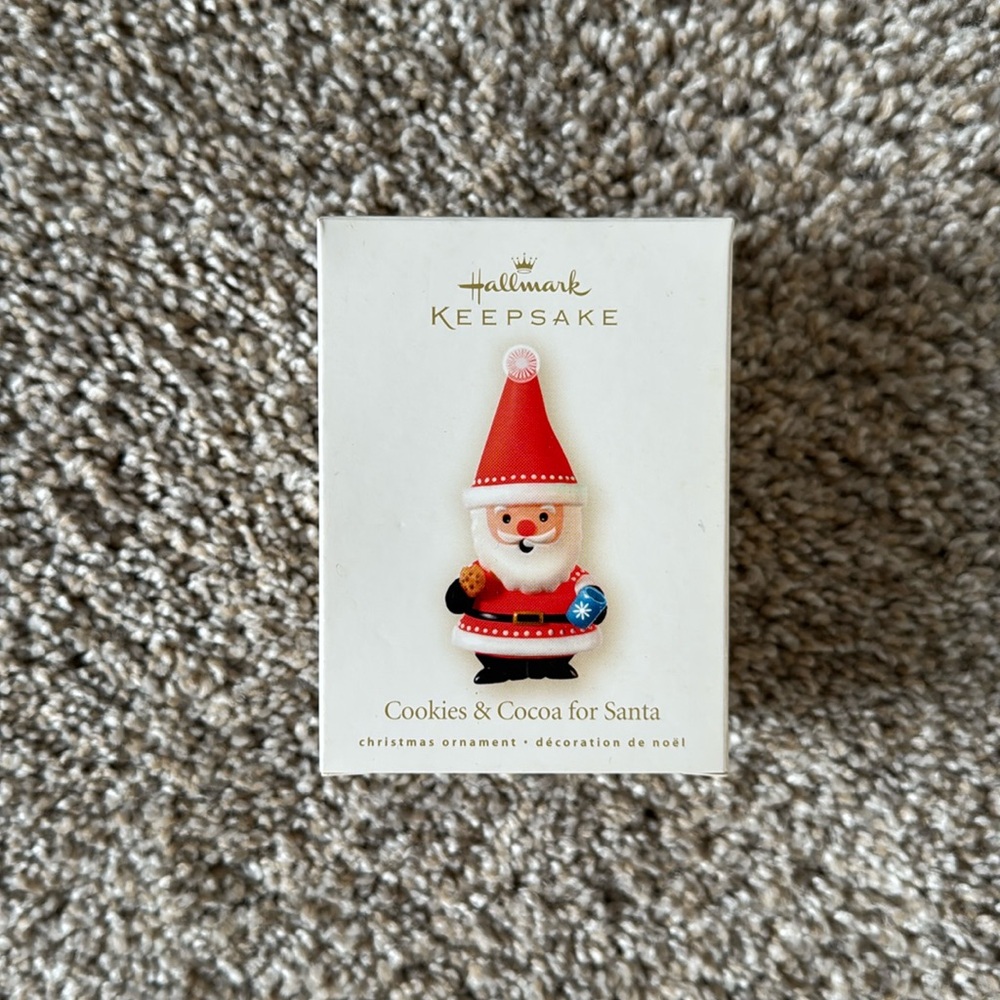 Hallmark Keepsake Ornament - Cookies & Cocoa For Santa